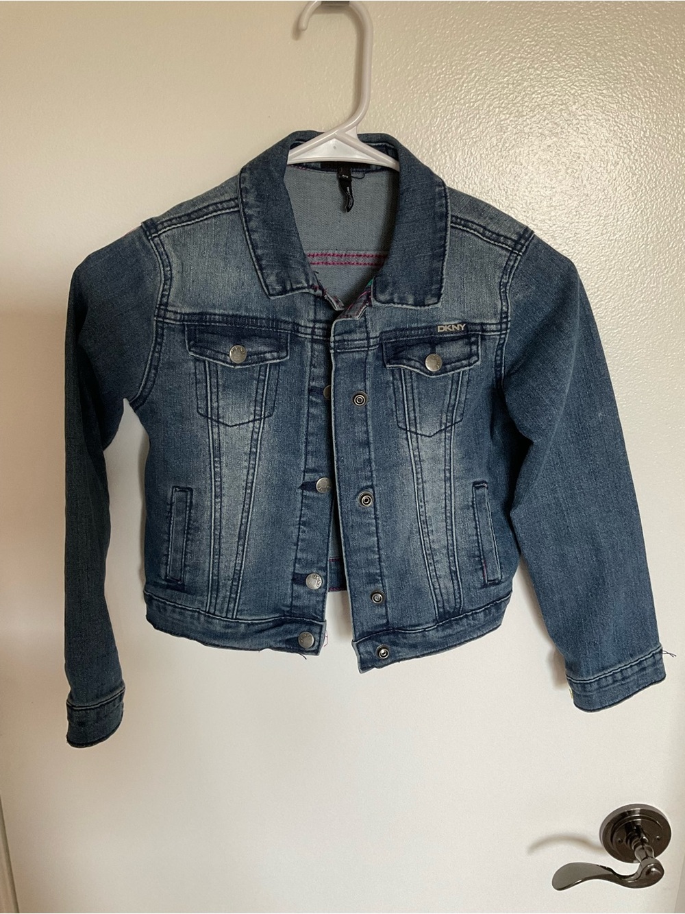 DKNY Girls Blue Denim Jean Jacket 6X